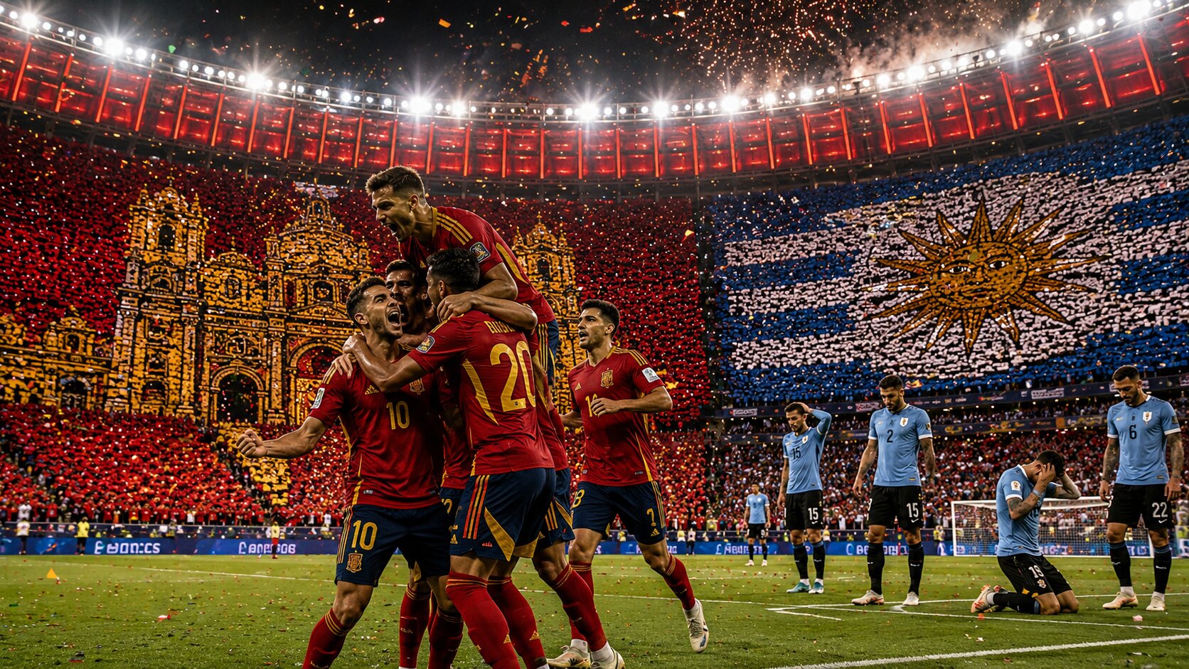 Spain1-0 Uruguay match analysis and highlights