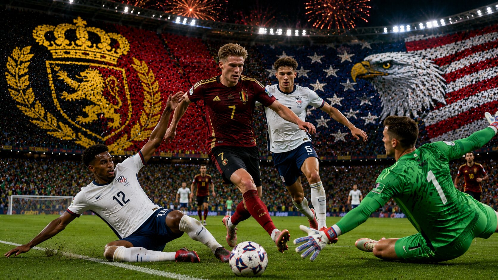 Belgium 4-1 USA World Cup 2026 match analysis