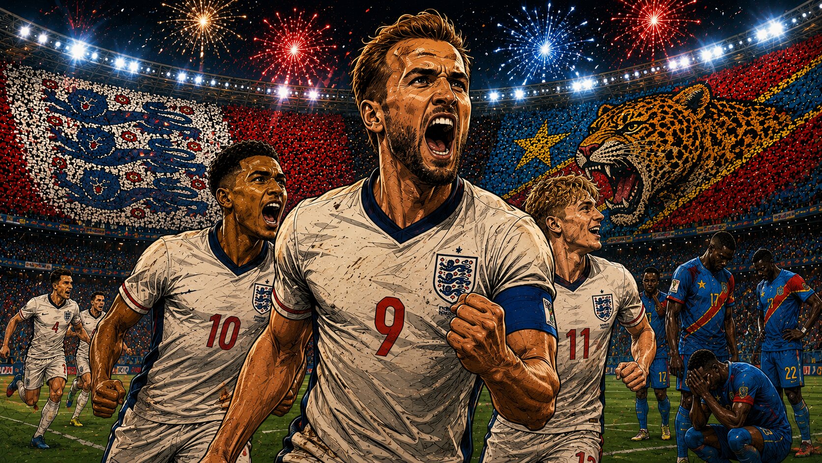 England 2-1 DR Congo World Cup 2026 match analysis